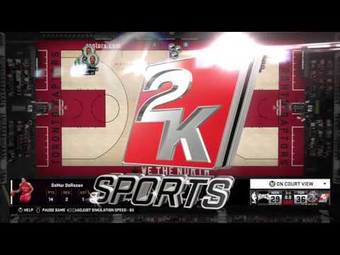 NBA 2K16 Montreal Kings MyLeague Simcast Live Game at Raptors