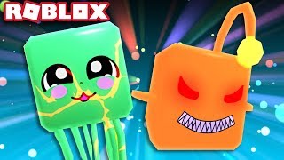 I GOT THE LEGENDARY ANGLER FISH PET AND JELLY FISH PET! Roblox Bubble Gum Simulator
