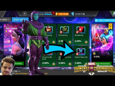 ACT 7.3.6 (Death May Die) EASY COMPLETION | MARVEL CONTEST OF CHAMPIONS GAMEPLAY IN HINDI