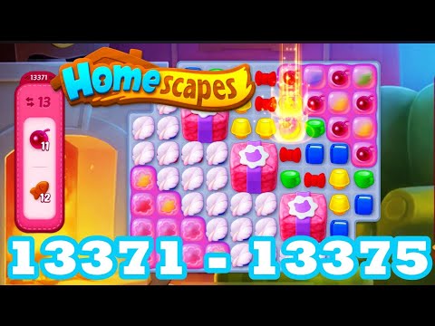 Homescapes Level 13371 - 13375 HD 3 - match puzzle Gameplay | android | IOS | 13372 | 13373 | 13374