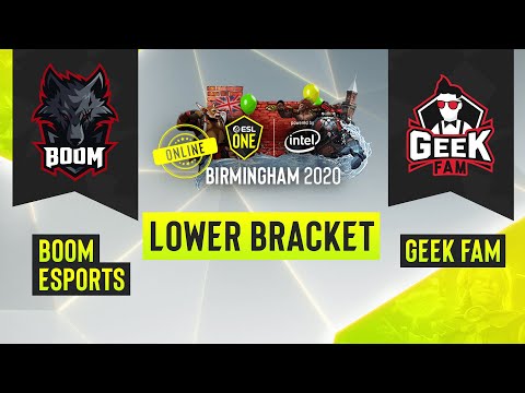 Dota2 - BOOM Esports vs. Geek Fam - Game 1 - ESL One Birmingham 2020 - Lower Bracket - SEA