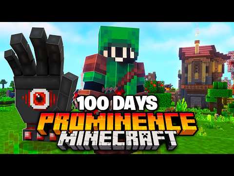 I Survived 100 Days as an ARCHER in Prominence II Minecraft (#1)