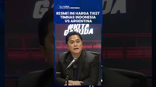 Breaking News: Harga Tiket Laga Timnas Indonesia vs Argentina Resmi Dirilis, Termurah Rp 600 Ribu!