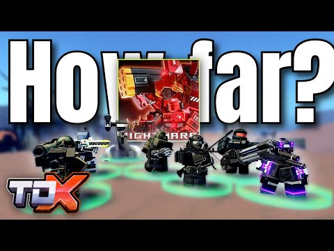 How Far Can These Buffed Towers Last in Nightmare?... | Tower Defense X | ROBLOX