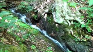 Mountain Road Pass, Aylmer, Quebec - Water cutting Rock Short.MOV