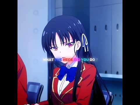 ｢ Ayanokoji is just playing with everyone 」🤧 episode 8 dub.  #anime #edit #animeedit #ayanokoji