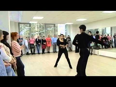 Ча-ча-ча на открытии танцевальной студии Fox