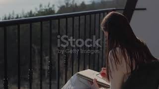 Alone Woman Wearing Face Mask Walking The Park At Night Stock Video   Download Video Clip Now