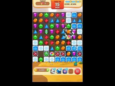 Jewel Match King Level 113 - Walkthrough ( No Booster )