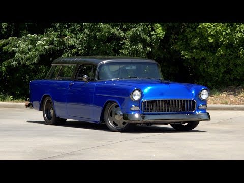 Supercharged LS3-Powered 1955 Chevrolet Bel Air Nomad