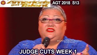 Christina Wells FULL PERFORMANCE EMOTIONAL “Never Enough” America&#39;s Got Talent 2018 Judge Cuts 1 AGT