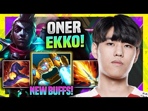 ONER TRIES EKKO WITH NEW BUFFS! - T1 Oner Plays Ekko Jungle vs Viego! | Season 11