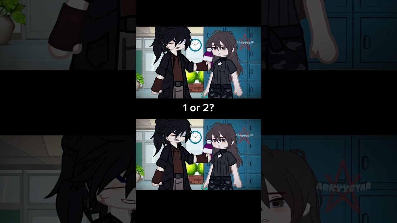 (repost) 1 or 2? #gcmm #gacha #gachalife #gachaclub  #gachameme #shorts