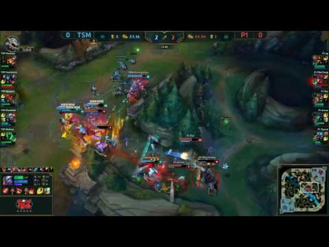 [NA LCS][SUMMER][2017]TSM vs P1 Highlights Game 1