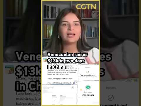 'I feel hugged by the country I live in': Venezuelan in China raises $13k for earthquake relief
