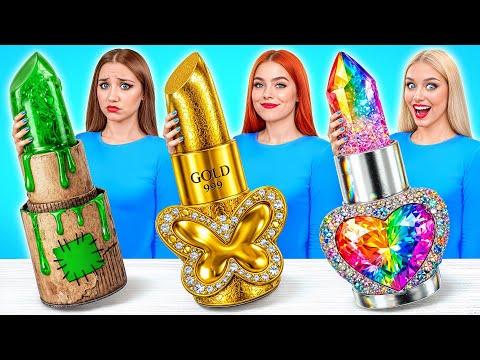 Rich vs Broke vs Giga Rich Food Challenge | Funny Challenges by Super Hyper DO