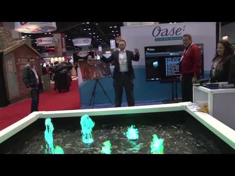 Oase Shows Some Of Their New Interactive Fountains at IAAPA 2014