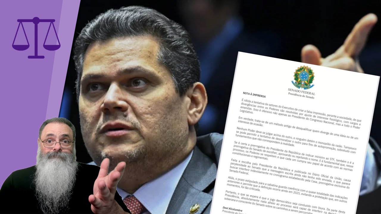 ALCOLUMBRE lança NOTA CRITICANDO LULA e afirma que &quot;SENADO NÃO está a VENDA&quot; no CASO do BESSIAS