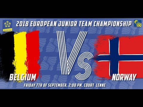 Belgium (Julien Carraggi) vs Norway (Markus Barth) - D1M1 - European Jnr. Team C’ships 2018