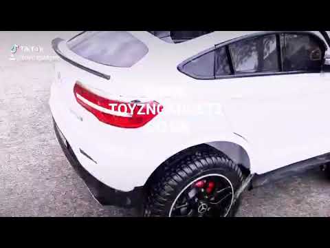 Mercedes GLC 63 AMG kids Ride on Jeep 4x4 2 seater with TV MP4 Leather Seat Rubber Tyres parent remo