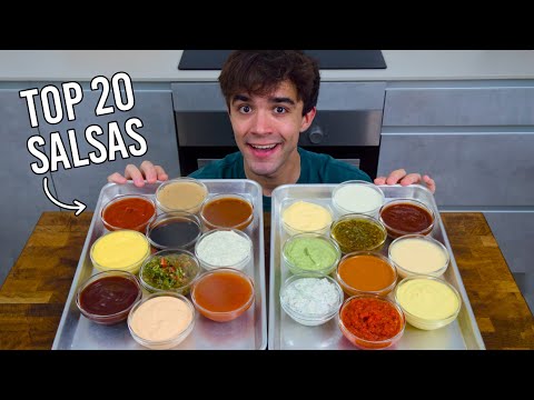 I make the 20 most famous sauces in the world
