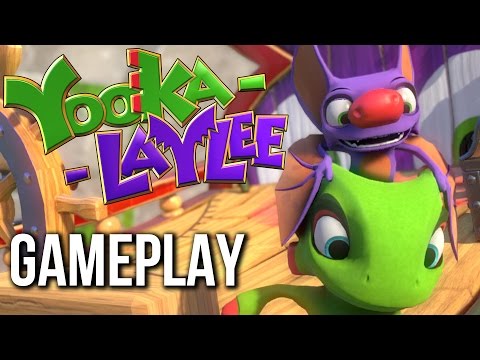 Yooka-Laylee Gameplay Walkthrough Part 1 - Search for Paiges ( no commentary)