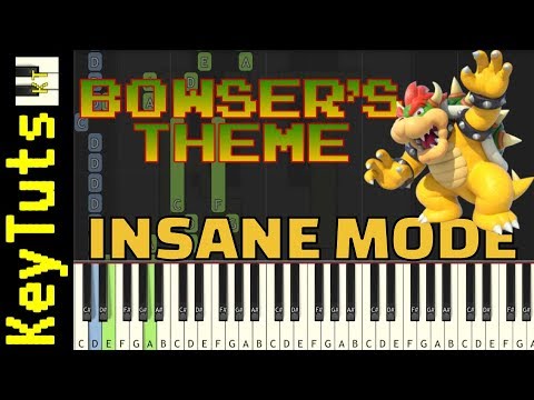 Learn to Play Bowser’s Theme from Super Mario 64 - Insane Mode