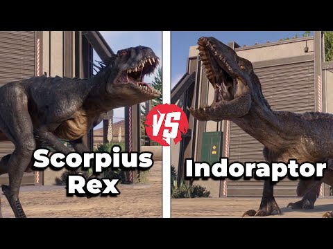 Jurassic World Evolution 2: The Hybrid's Battle  - Scorpius Rex vs Indoraptor 🦖