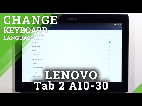 How to Change Keyboard Language on LENOVO Tab 2 A10-30 – Open Keyboard Settings