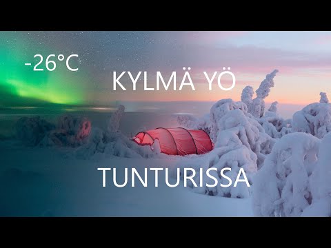 COLD NIGHT (-26°C) in a TENT on top of a Mountain