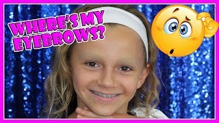 WHAT HAPPENED TO KAYLA&#39;S EYEBROWS? | We Are The Davises