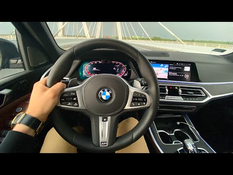 BMW X7 [3.0 40i 333 HP] | Test Drive #101 *Heavy Hailstorm | POV Driver. TV