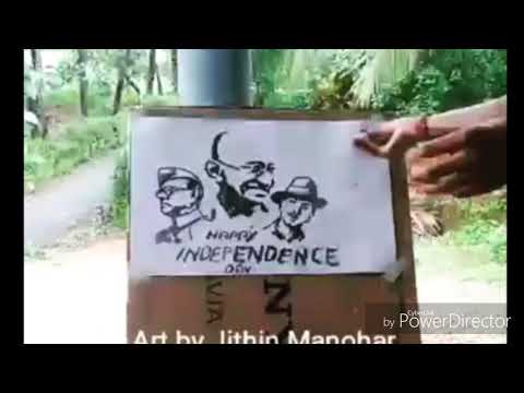 Happy Independence Day   | Gum Art by Jithin manohar