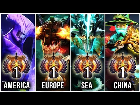 TOP-1 RANK of all regions - America, Europe, SEA, China