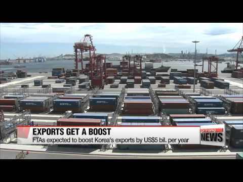 韓國與中國、越南、紐西蘭的貿易協定生效。 (Korea′s trade pacts with China， Vietnam， New Zealand go into effect)