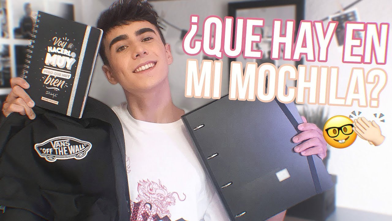 Watch ¿QUÉ HAY en mi MOCHILA DEL INSTITUTO - Carlos Acosta Now ¿QUÉ HAY en mi MOCHILA DEL INSTITUTO - Carlos Acosta
