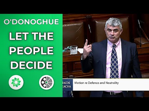 Richard O'Donoghue: Let the People Decide on the Triple Lock