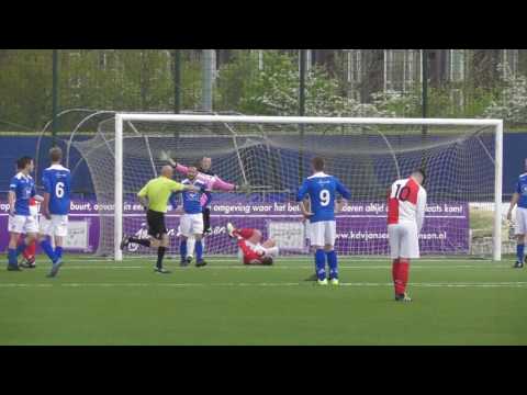 7 mei 2017 UVV 1 - Schalkwijk 1 com 1-1 Overtreding op Carlo, penalty