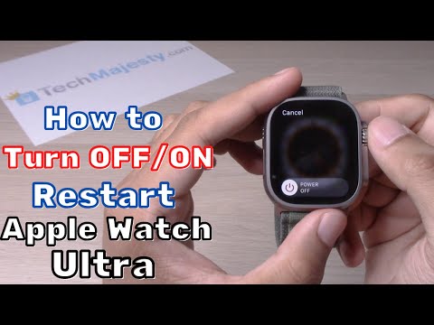 How to Turn Off/Turn On or Restart: Apple Watch Ultra - 4 WAYS