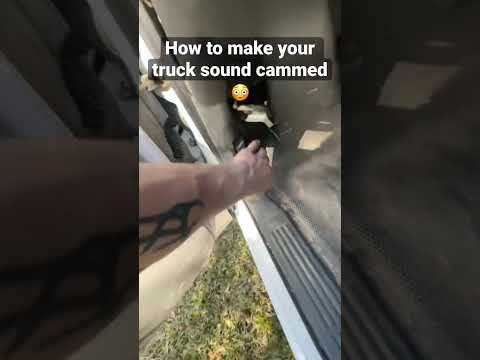 How to make your truck sound CAMMED for FREE
