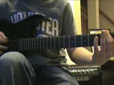 Evanescence Weight Of The World cover on guitar video thumbnail