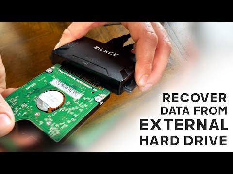 How To Recover Data From External Hard Drive - Laptop or Desktop - Mac or PC