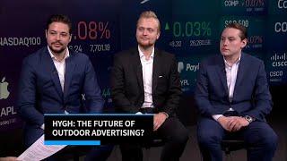 HYGH | The Future of Outdoor Advertising? | Co-Founders Vince Mueller, Antonius Link & Fritz Frey video