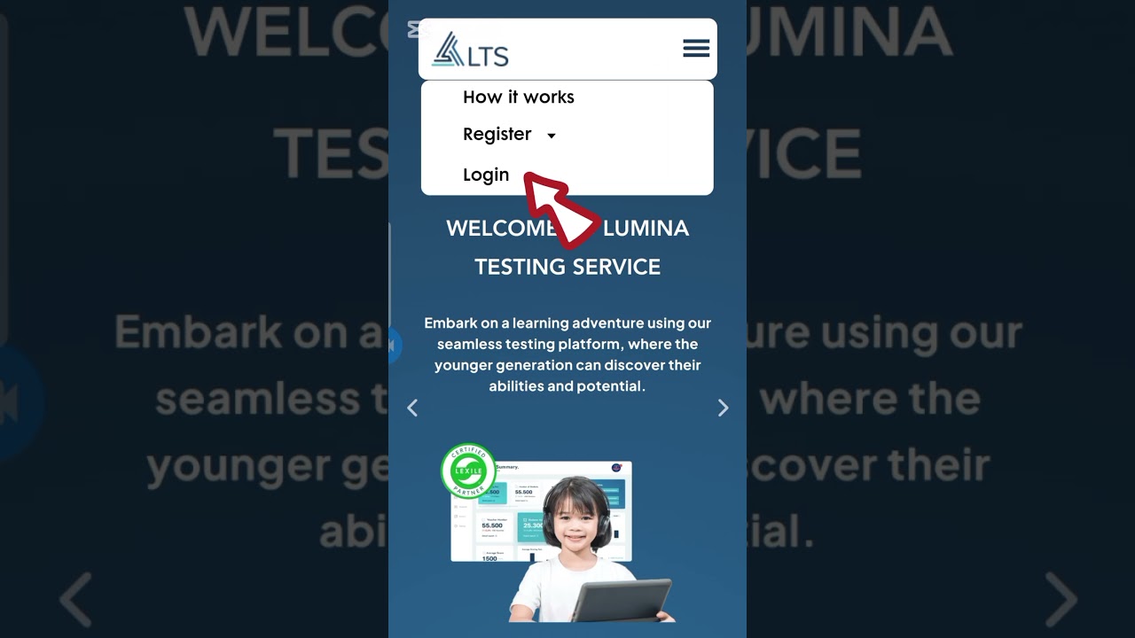 Menggunakan Lumina Testing Service