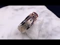 video - Royal Arch Mokume Engagement Ring