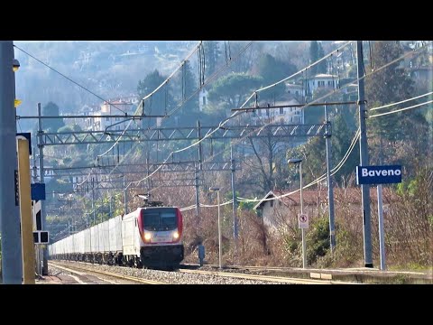 Treni in transito sulla linea del Sempione
