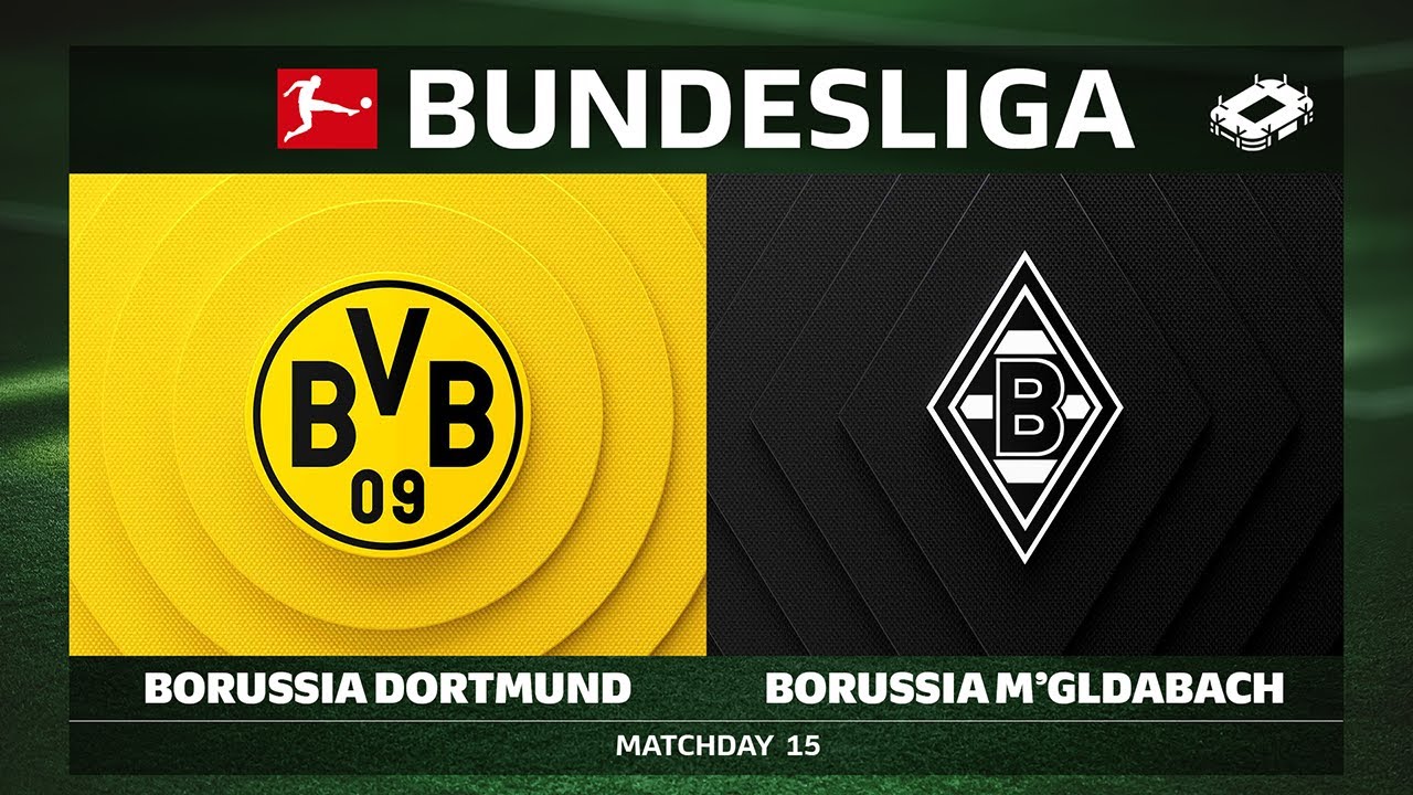 LIVE 🔴 Borussia Dortmund vs. Borussia Mönchengladbach | Matchday 15 - Bundesliga 2025/26