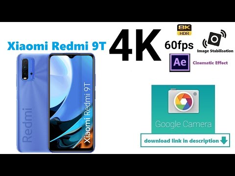 Xiaomi Redmi 9T Google Camera Official 4k 60fps video