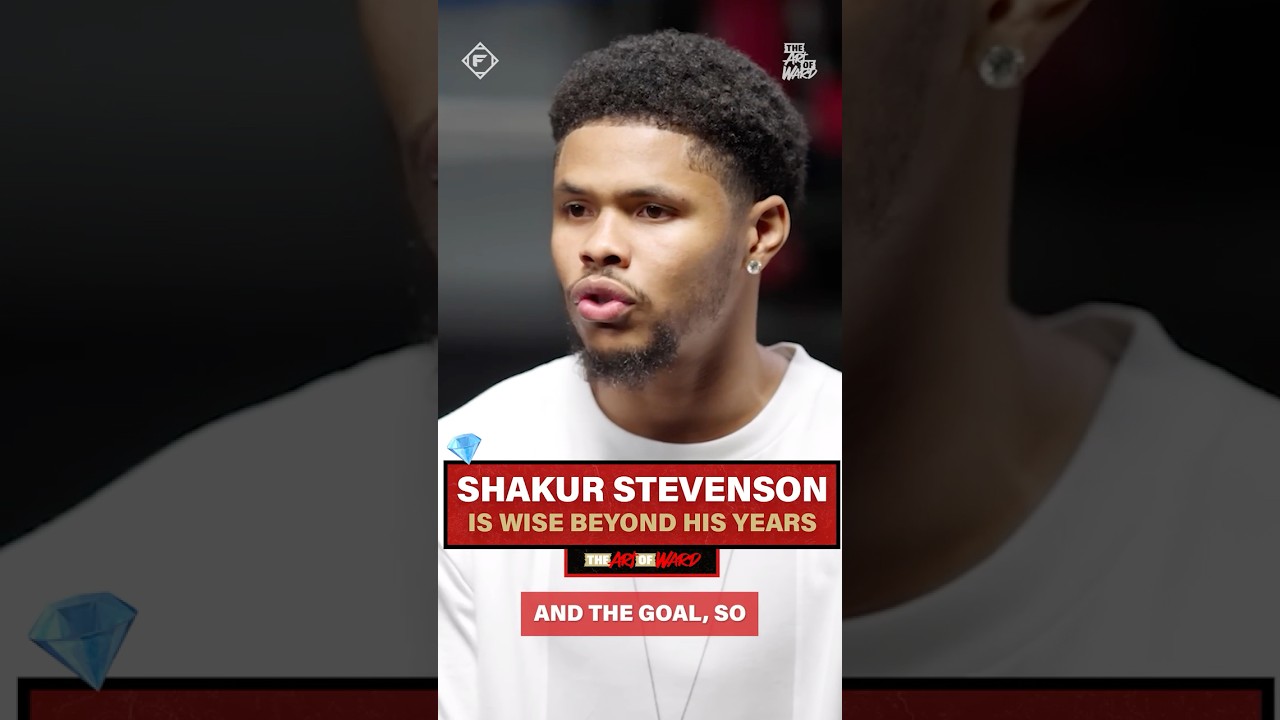 Shakur Stevenson knows he has to block out the noise and chase the dream 🌟