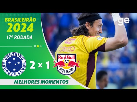 Gols e lances de Cruzeiro x Red Bull Bragantino